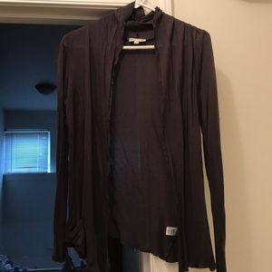 Zenana Outfitters Grey Cardigan Size Large